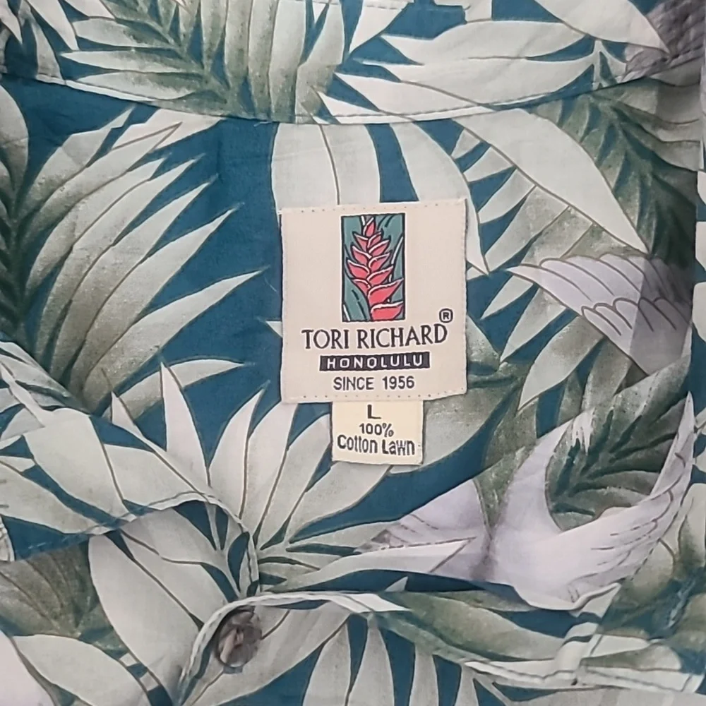 Tori Richard Honolulu Shirt Button  Size L - Picture 3 of 5